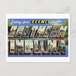  groeten uit Zuid-Indiana Briefkaart