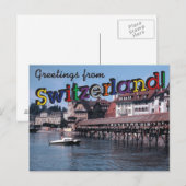 Groeten uit Zwitserland! Briefkaart (Voorkant / Achterkant)
