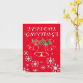 Groeten van 4 x 5,6-inch gevouwen seizoen kaart (Gele Bloem)