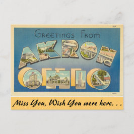 Groeten van Akron Briefkaart