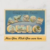 Groeten van Akron Briefkaart (Voorkant)