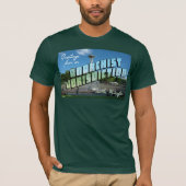 Groeten van Anarchist Seattle. T-shirt (Voorkant)