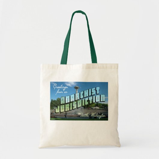 Groeten van Anarchist Seattle. Tote Bag (Voorkant)