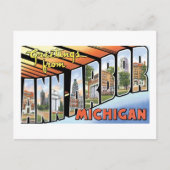 Groeten van Ann Arbor, Michigan Briefkaart (Voorkant)