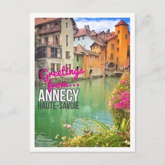 Groeten van... Annecy - Briefkaart (Voorkant)
