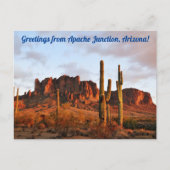 Groeten van Apache Junction, Arizona Briefkaart (Voorkant)