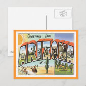 Groeten van Arizona Briefkaart (Voorkant / Achterkant)