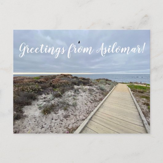 Groeten van Asilomar! Briefkaart (Voorkant)