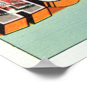  groeten van Augusta Maine Travel Poster (Hoek)