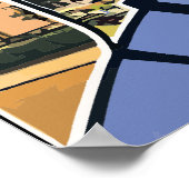 Groeten van Baltimore Md., Vintage Poster (Hoek)