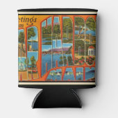 Groeten van Bar Harbour Maine Blikjeskoeler (Voorkant)