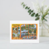 Groeten van Bar Harbour, Maine. Briefkaart (Staand voorkant)