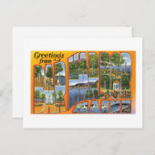 Groeten van Bar Harbour, Maine. Briefkaart (Voorkant / Achterkant)