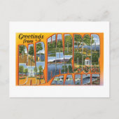 Groeten van Bar Harbour, Maine. Briefkaart (Voorkant)