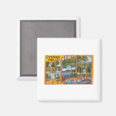 Groeten van Bar Harbour, Maine Magneet (Voorkant / Achterkant)