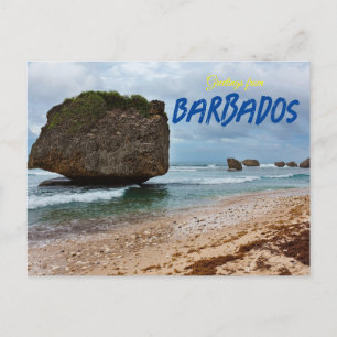 Groeten van Barbados Beach Travel Briefkaart