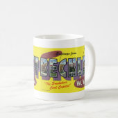 Groeten van Beckley WV Briefkaart Mok (Voorkant rechts)