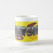 Groeten van Beckley WV Briefkaart Mok (Center)