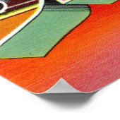 groeten van Belmar New Jersey Travel Poster (Hoek)