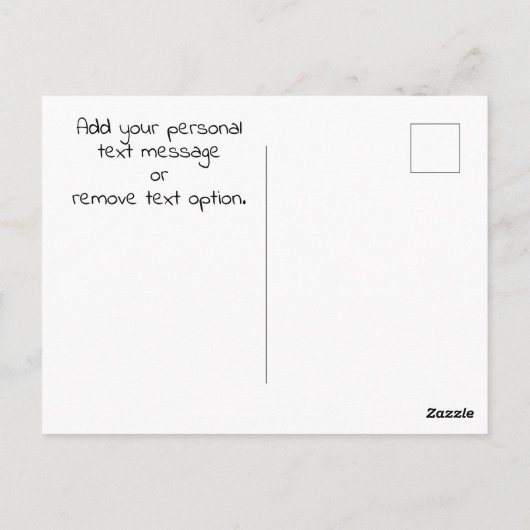 Groeten van beste vrienden briefkaart (Achterkant)