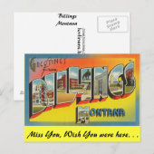 Groeten van Billings Briefkaart (Voorkant / Achterkant)
