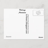 Groeten van Billings Briefkaart (Achterkant)