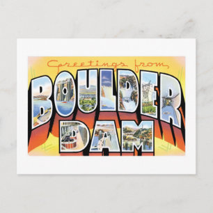 Groeten van Boulder Dam. Briefkaart