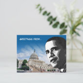 Groeten van... - BRIEFKAART - SJABLOON (Staand voorkant)