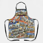 groeten van ... Briefkaarten collage Schort (Voorkant)