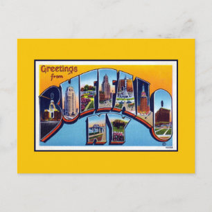 groeten van Buffalo NY Briefkaart