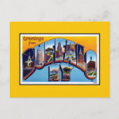 groeten van Buffalo NY Briefkaart (Voorkant)