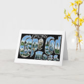 Groeten van Cape Cod, Massa! Kaart (Gele Bloem)