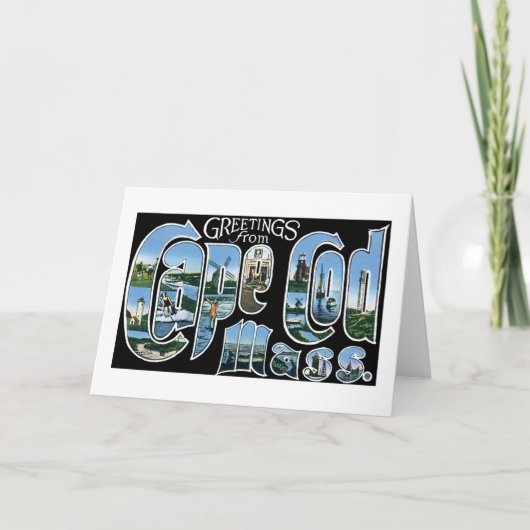 Groeten van Cape Cod, Massa! Kaart (Voorkant)