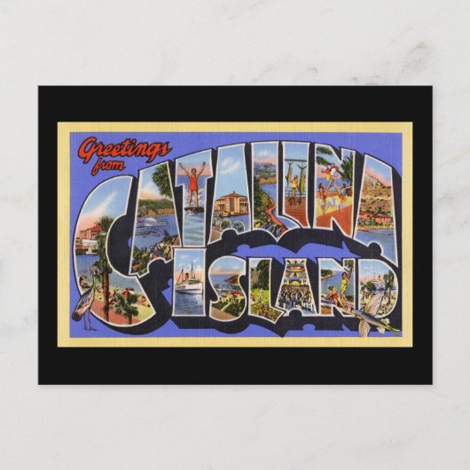 Groeten van Catalina Briefkaart (Voorkant)