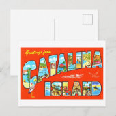  groeten van Catalina Island Briefkaart (Voorkant / Achterkant)