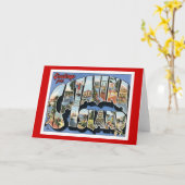 Groeten van Catalina Island Californië Kaart (Gele Bloem)