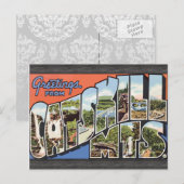 Groeten van Catskill Mts., Vintage Briefkaart (Voorkant / Achterkant)