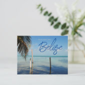 Groeten van Caulker Caye Belize Briefkaart (Staand voorkant)
