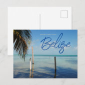 Groeten van Caulker Caye Belize Briefkaart (Voorkant / Achterkant)