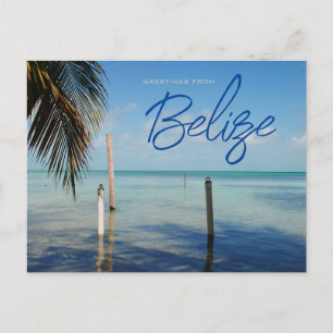Groeten van Caulker Caye Belize Briefkaart