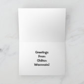 Groeten van Chilton Wisconsin! Kaart (Binnen)