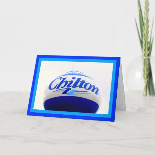 Groeten van Chilton Wisconsin! Kaart (Voorkant)