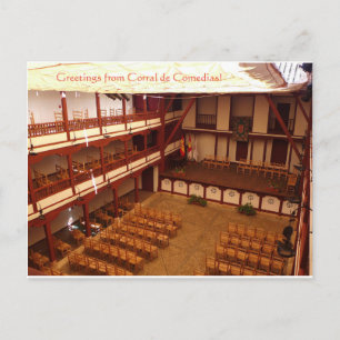 Groeten van Corral de Comedias! Briefkaart