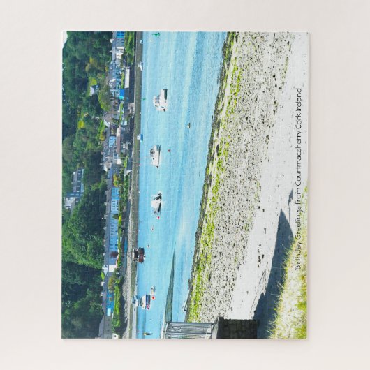 Groeten van Courtmacsherry Cork Jigzaag Puzzle Legpuzzel (Verticaal)