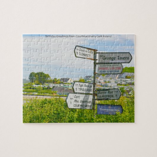 Groeten van Courtmacsherry Cork Jigzaag Puzzle Legpuzzel (Horizontaal)