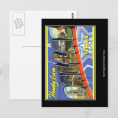 Groeten van Dallas Texas Briefkaart (Voorkant / Achterkant)