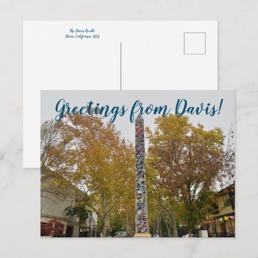 Groeten van Davis! Briefkaart (Voorkant / Achterkant)