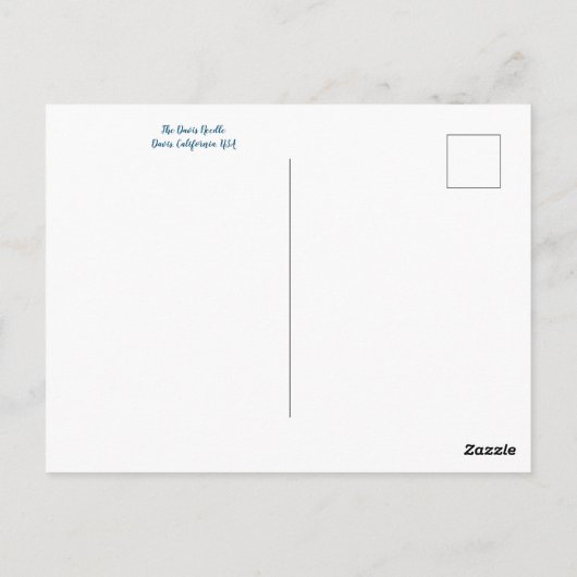 Groeten van Davis! Briefkaart (Achterkant)