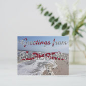 Groeten van de Amerikaanse vlag Flag Hearts Briefkaart (Staand voorkant)