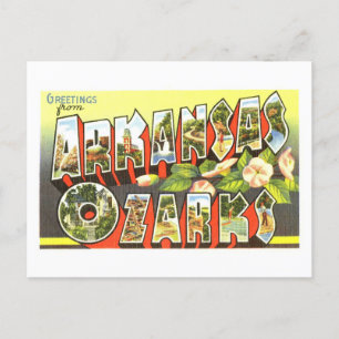 groeten van de Arkansas Ozarks Briefkaart
